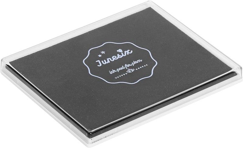 YPSelected Ink Pad 5 x 4 Inch Craft Large Stamp Pad for Rubber Stamps Finger Painting (Black) - Image 2